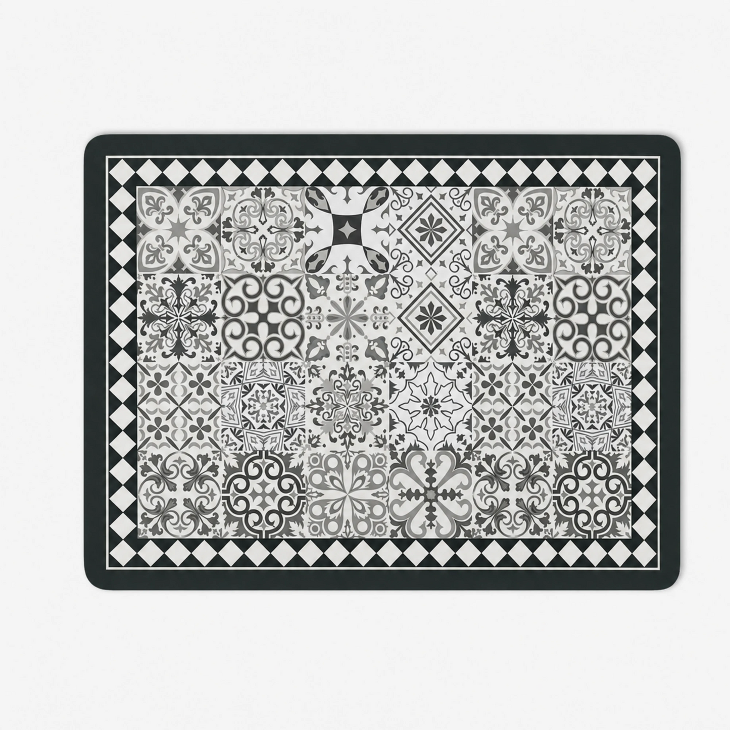 Modern Abstract Printed Doormat for Entryway, Bathroom & Kitchen