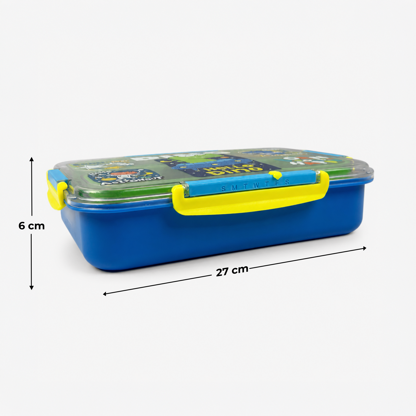 Stainless Steel Bento Lunch Box with 3 compartments for Kids – 1050ml