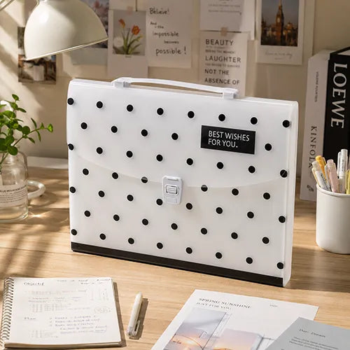 Transparent Waterproof Zip File Organizer Pouch for Documents