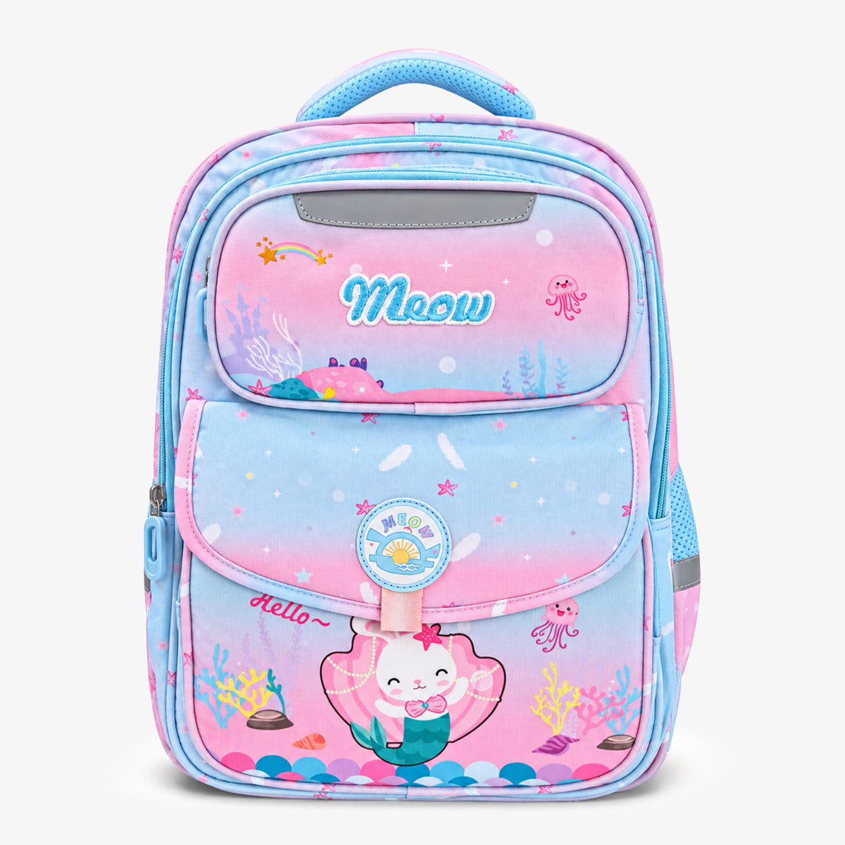 Premium Cat Theme School Backpack for Kids