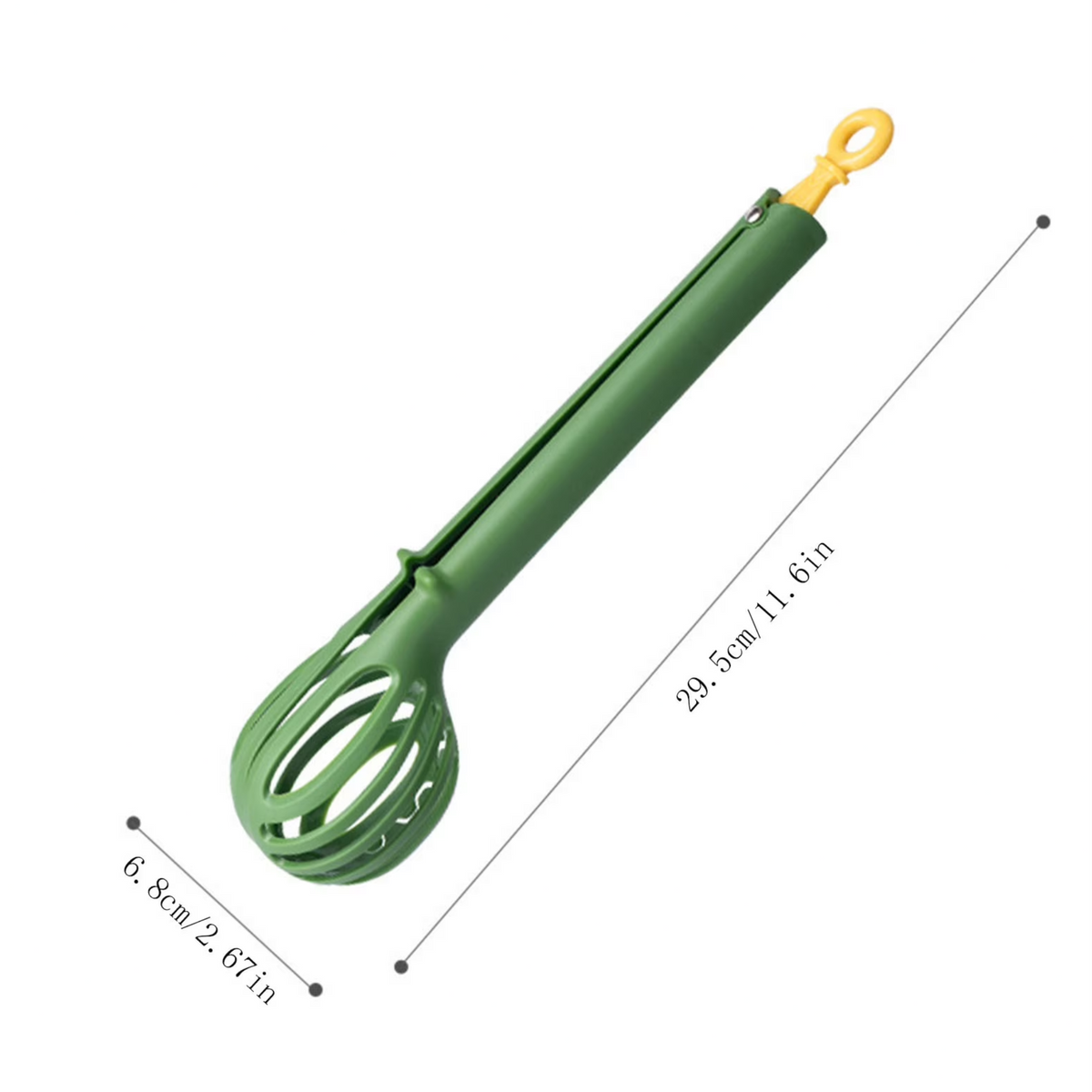 3-in-1 Multipurpose, Egg Whisk & Food Clamp | Heat-Resistant Kitchen Tong