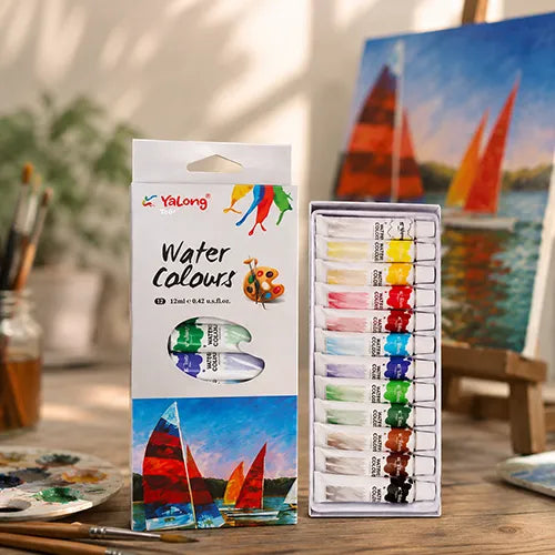 Yalong Artist Water Colour Tube Set for Painting, Sketching & Canvas Art