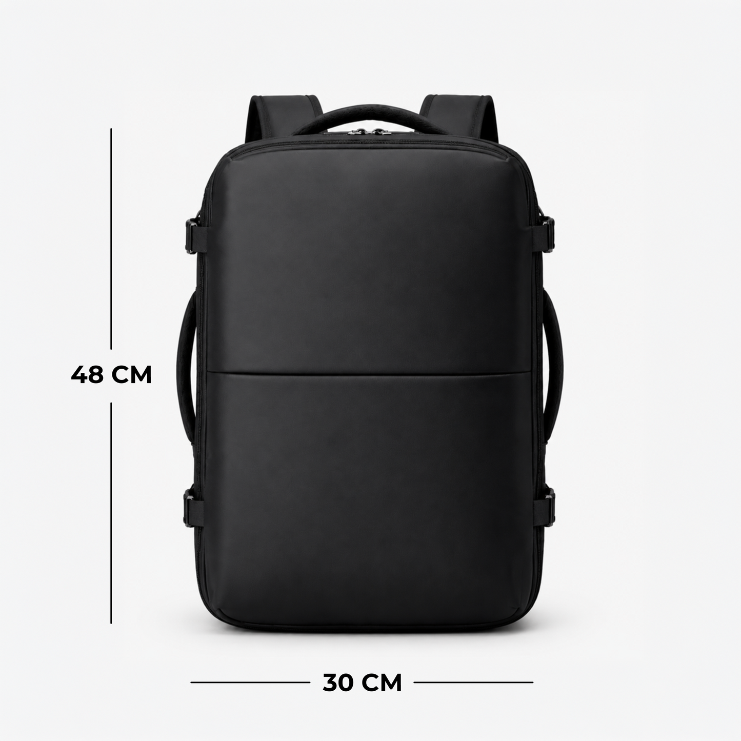 Large Vacuum Compression Travel Backpack with Laptop Sleeve
