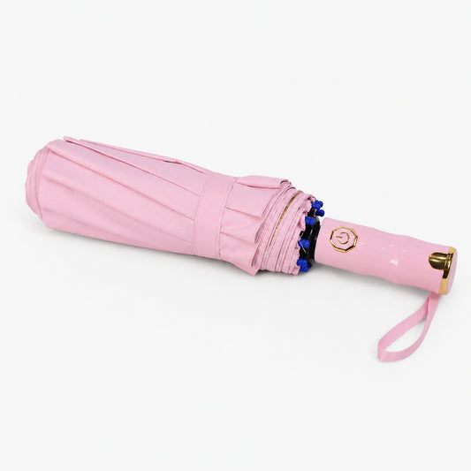 Premium Solid Color Windproof Outdoor Umbrella with Tilt Feature
