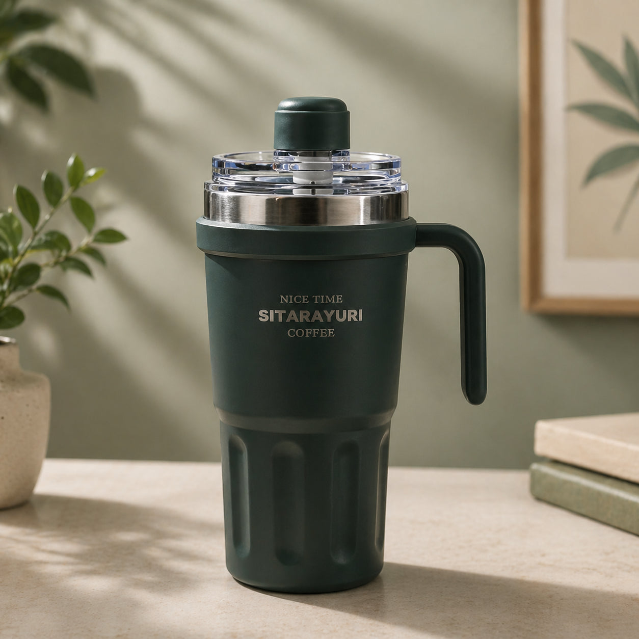 SITARAYURI Premium Insulated Stainless Steel Tumbler- 600ml