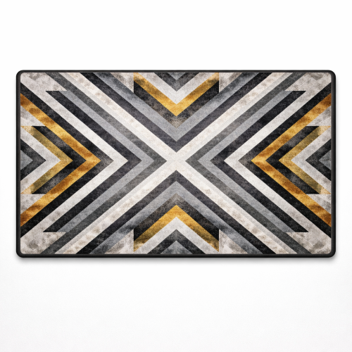 Luxury Geometric Indoor Doormat for Entryway, Bathroom & Kitchen