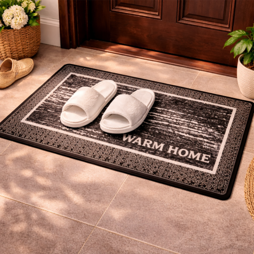 Premium Ferret Fleece Welcome Doormat for Home