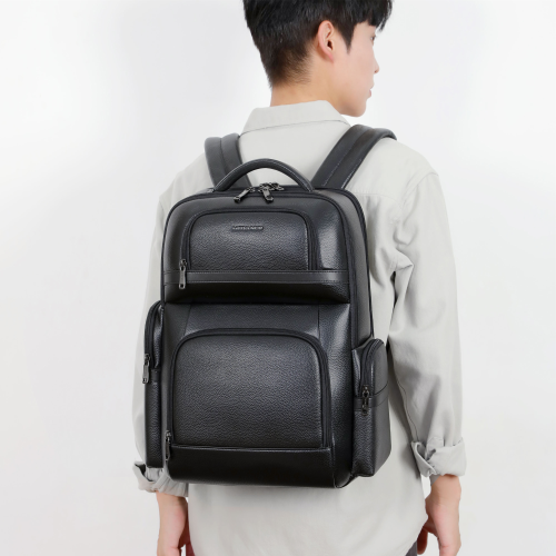 PU Leather Laptop Backpack, Anti-theft with USB Charging Port from KokoSmile
