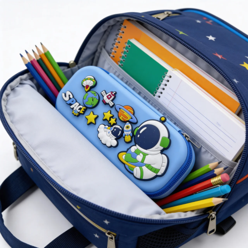 DIY Kids Space Theme Pencil Box with Removable Astronaut Charms