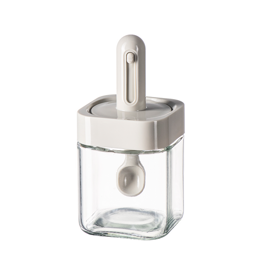 Premium Spice Jar with Integrated Spoon