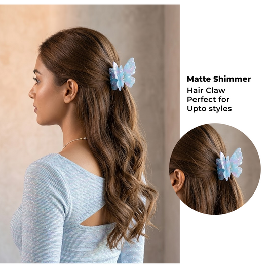 Elegant Butterfly Hair Claw Clip – Anti-Slip Strong Hold Hair Accessory for Women
