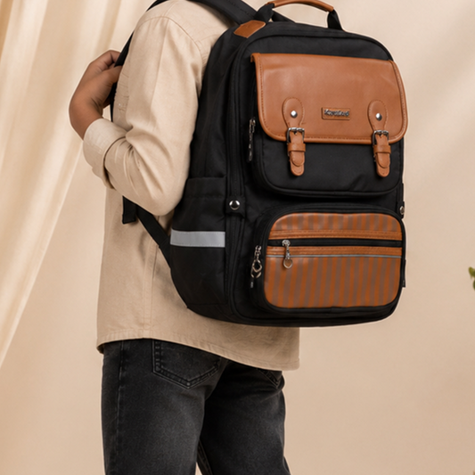 Blue Ergonomic School Bag Backpack for Kids