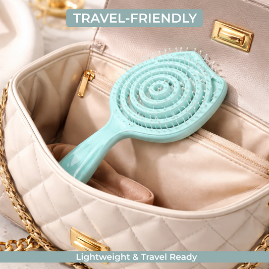 Kokosmile Stylish PP Comb with Electro Paint – Smooth Detangle