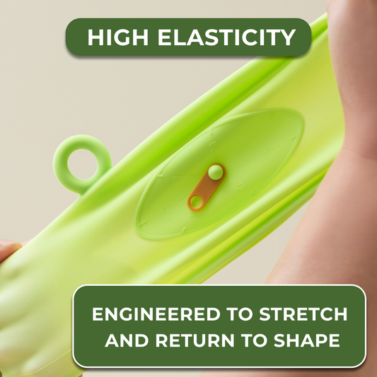 HOMX Universal Silicone Stretch Lids – Set of 2 | Reusable Leak-Proof Food Covers