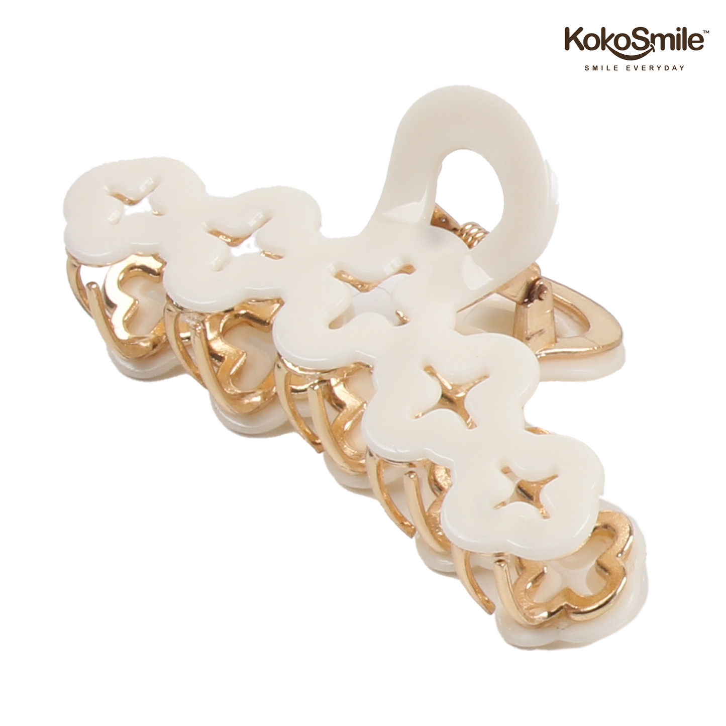 Elegant Strong Hold Hair Claw Clip – Premium Brass Hair Styling Clip
