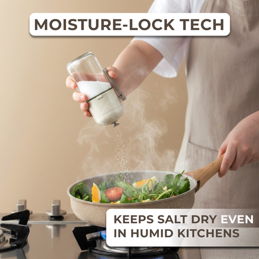 0.5gm Precision Salt & Spice Dispenser (250ml) | Quantitative Glass Spice Shaker