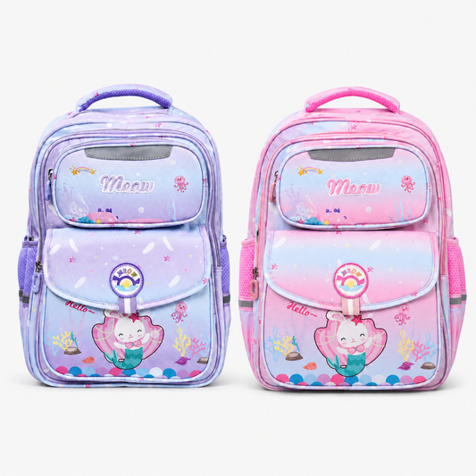 Premium Cat Theme School Backpack for Kids