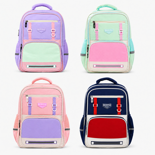 Premium Multi-Compartment School Backpack with Comfort Back Support
