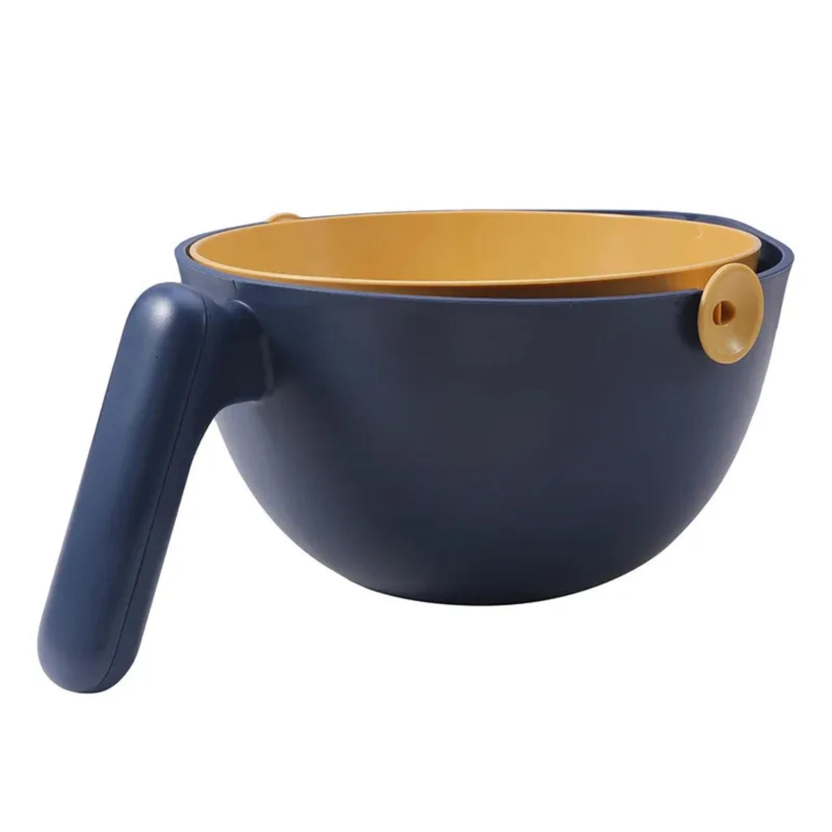 Multi-Purpose Kitchen Drain Basket & Strainer, 2L Colander (Blue)