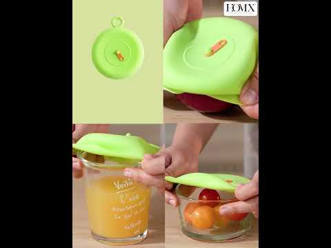 Food Grade Silicone Stretch Lids — Set of 2 | Reusable Leak-Proof Food Covers