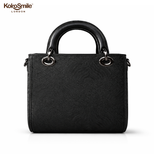 Luxe Hangzhou Silk Leather Tote Handbag for Women