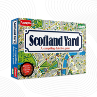 Funskool Games, Scotland Yard, A Compelling Detective and Strategy, Animal Board Game for Kids & Family, 2-3 Players, Ages 10 and Above, Multicolour