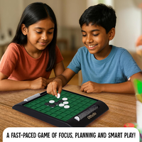Funskool Othello Classic, Strategy Game, Board Game for Kids, Adults, Families, Educational, Fun, 2 Players, Family Fun, Learning Activity Toy for Childrens, Gift Set for Kid, Ages 7+ Years