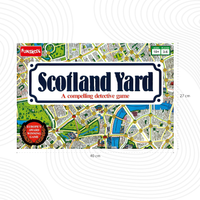Funskool Games, Scotland Yard, A Compelling Detective and Strategy, Animal Board Game for Kids & Family, 2-3 Players, Ages 10 and Above, Multicolour