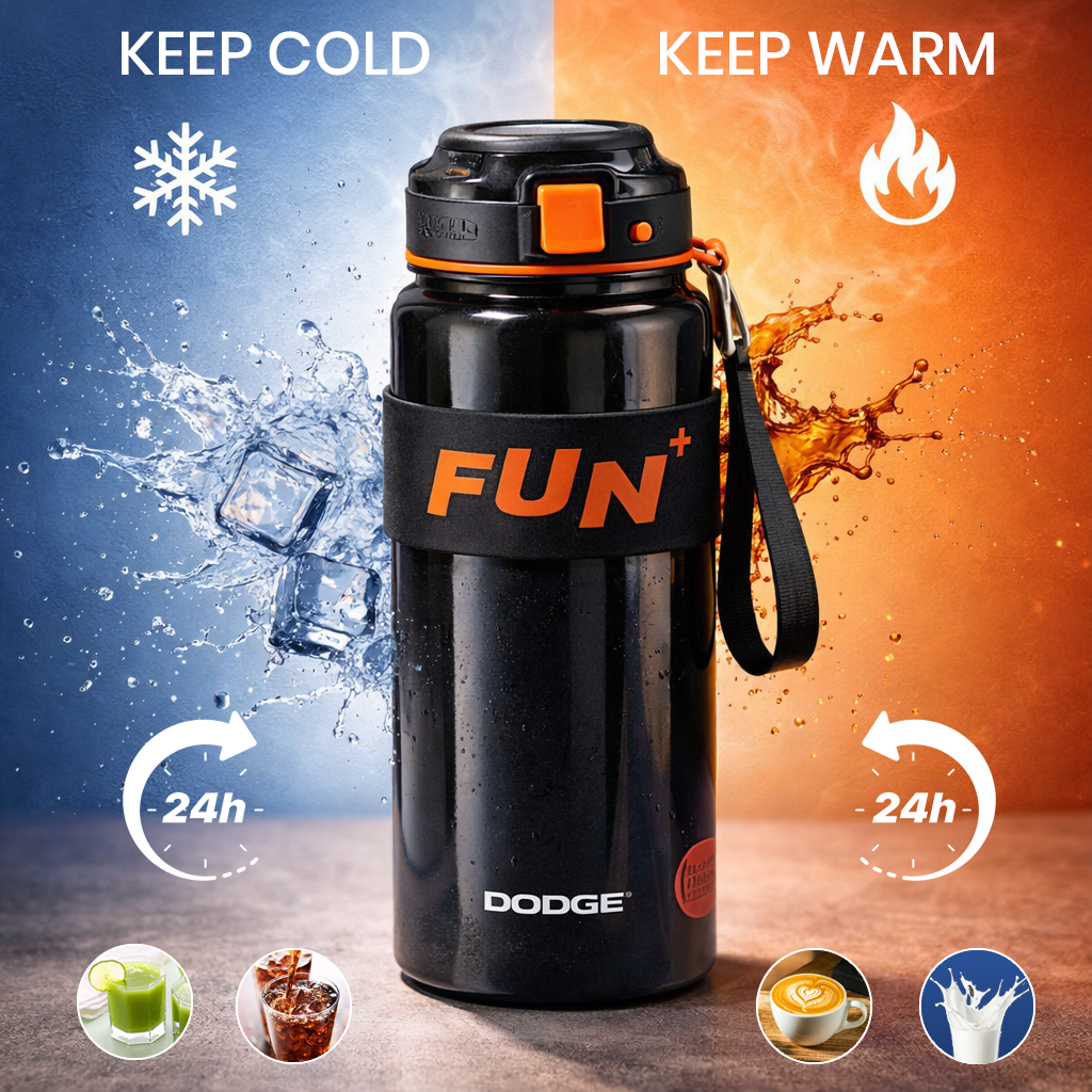 DODGE Premium Stainless Steel Insulated Water Bottle - 800ml – b2pshopping