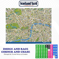 Funskool Games, Scotland Yard, A Compelling Detective and Strategy, Animal Board Game for Kids & Family, 2-3 Players, Ages 10 and Above, Multicolour