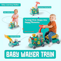 Toybie Kids Musical Train Toy with Detachable Wagon – Interactive Learning & Activity Engine for Toddlers