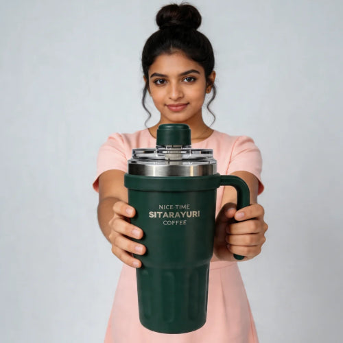 SITARAYURI Premium Insulated Stainless Steel Tumbler- 600ml