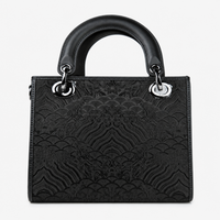 Luxe Hangzhou Silk Leather Tote Handbag for Women