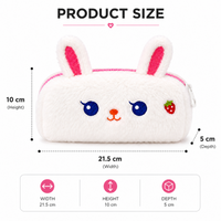 Premium Plush Pencil Pouch for Kids with Spacious Storage