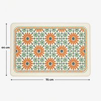 Premium Floral Anti-Slip Doormat for Entryway/Kitchen/Bathroom
