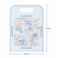 Retro Art Expanding File Folder with 13 Storage Layers