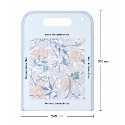Retro Art Expanding File Folder with 13 Storage Layers
