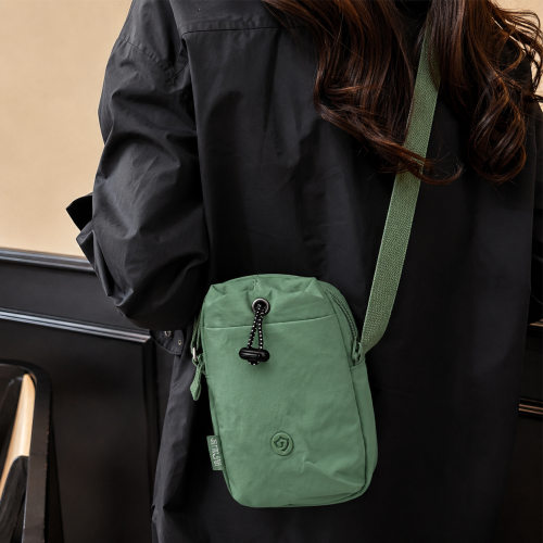 Water-Resistant Mini Crossbody Utility Bag for Daily Essentials