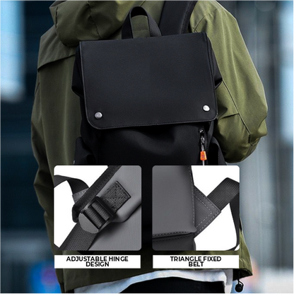 Premium Waterproof Vegan Leather Laptop Backpack
