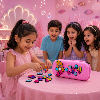 Unique DIY Mermaid Pencil Box with Removable Toys for Kids