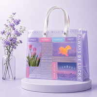 Romantic Story PVC Tote Gift Bag with Frosted Finish
