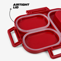 Kids Stainless Steel Lunch Box with 3 compartments – 600ml