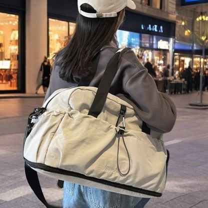 Premium Waterproof Duffel Gym/Travel Bag with Shoe Pocket