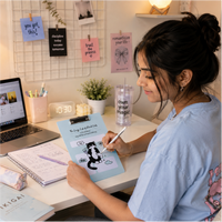 Premium Acrylic Clipboard with Hanging Loop – A4 Writing Board