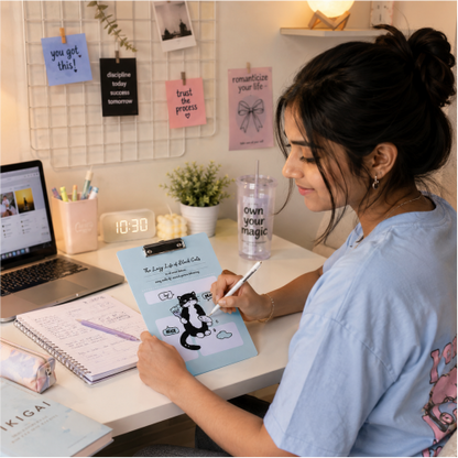 Premium Acrylic Clipboard with Hanging Loop – A4 Writing Board