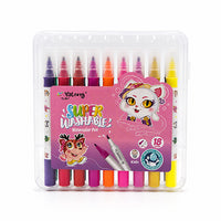 Yalong Super Washable Water Colour Pens for Creative Kids - Set of 18