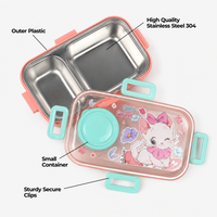 Cute Bento Lunch Box – 2 Compartment – 780ml