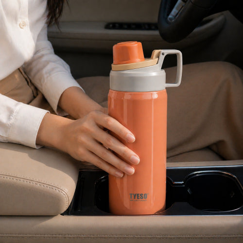 TYESO Premium Insulated Stainless Steel Water Bottle 750ml
