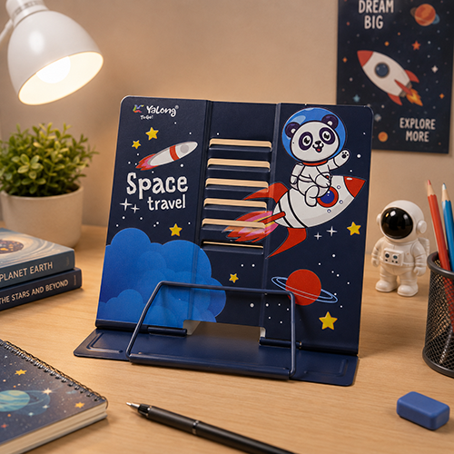 Yalong Kids Adjustable Book Stand for Reading Desk/Study Table
