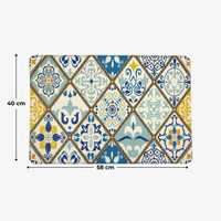 Premium Floral Anti-Slip Doormat for Entryway/Kitchen/Bathroom